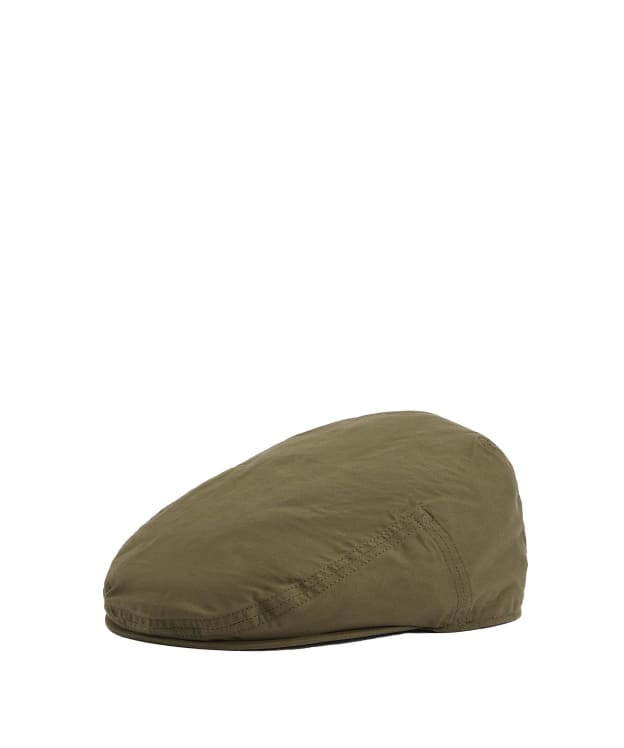 Men's Barbour Transport Flat Cap - Dusky Green