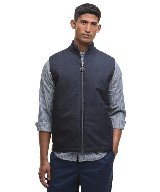 Men's Barbour Dryburn Knitted Gilet - Navy