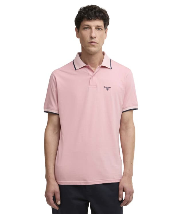 Men's Barbour Cornsay Polo Shirt - Mineral Pink