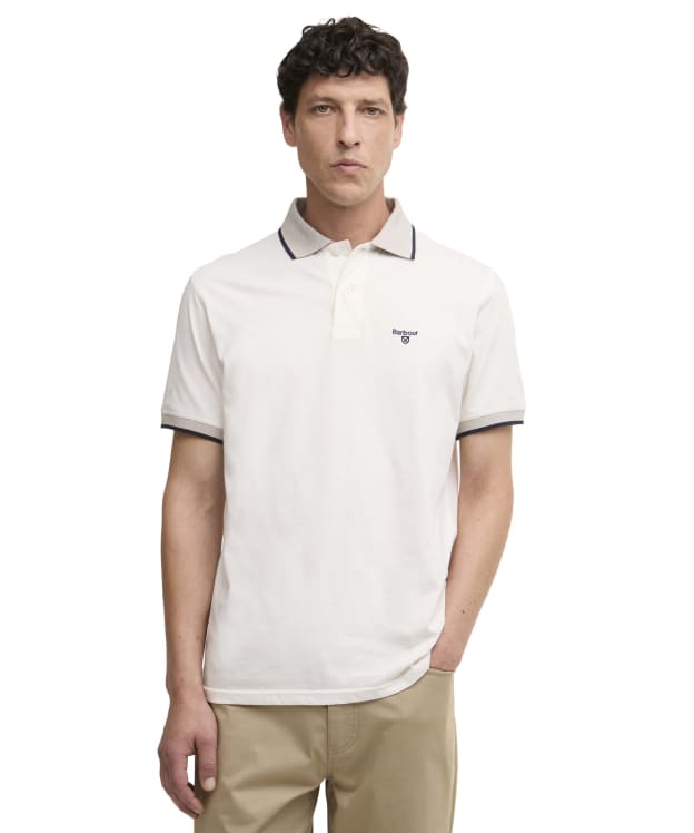 Men's Barbour Cornsay Polo Shirt - Whisper White
