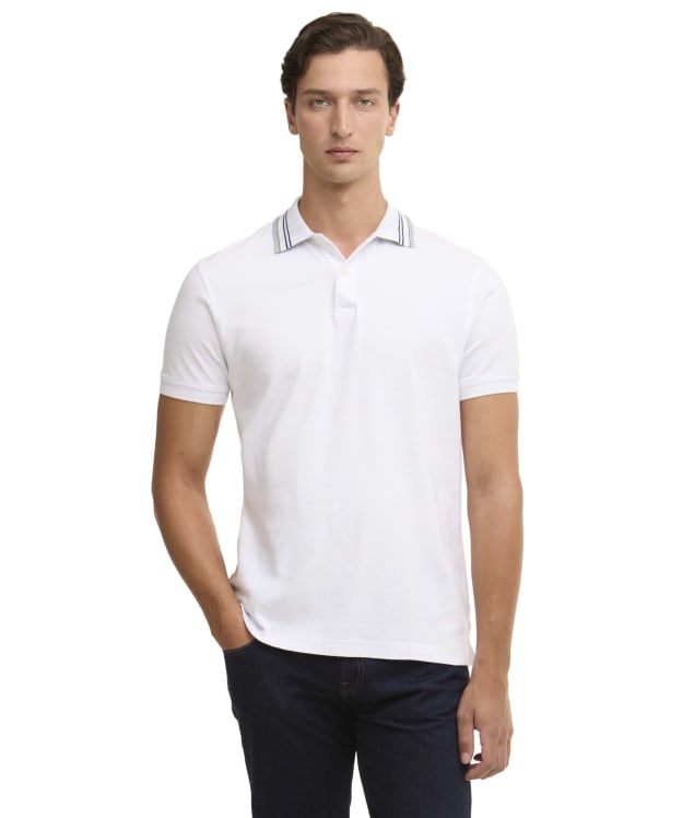 Men's Barbour Notter Tailored Fit Polo Shirt - White