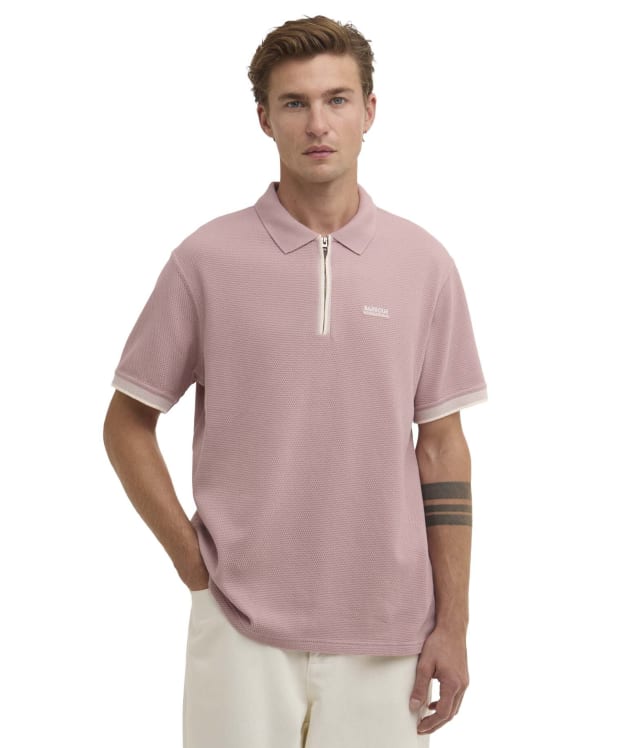 Men's Barbour International Swinford Polo Shirt - Woodrose