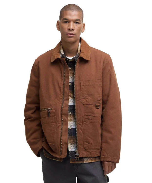Men's Barbour Cove Casual Jacket - Umber