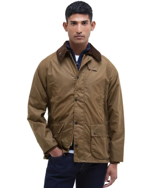 Men's Barbour Bedale Waxed Jacket - Bark