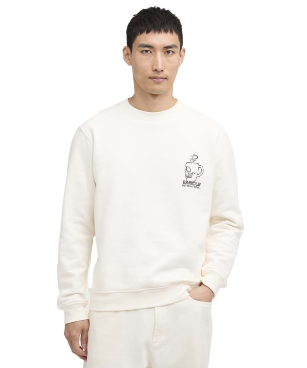 Men's Barbour International Staithes Graphic Sweatshirt - Whisper White