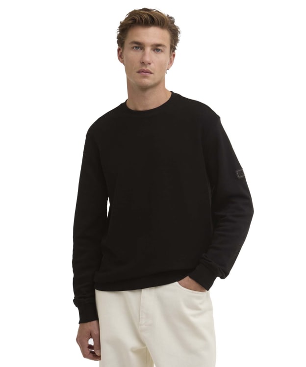 Men's Barbour International Kaspain Crew Sweatshirt - Black