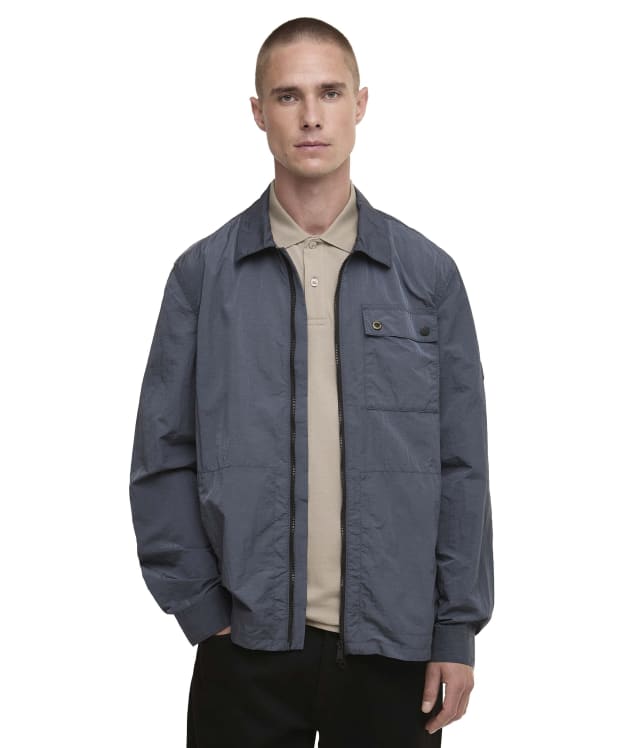 Men's Barbour International Inline Overshirt - Storm Grey