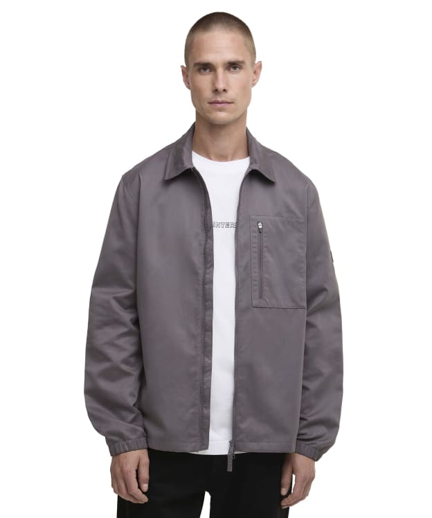Men's Barbour International Coil Overshirt - Aluminium