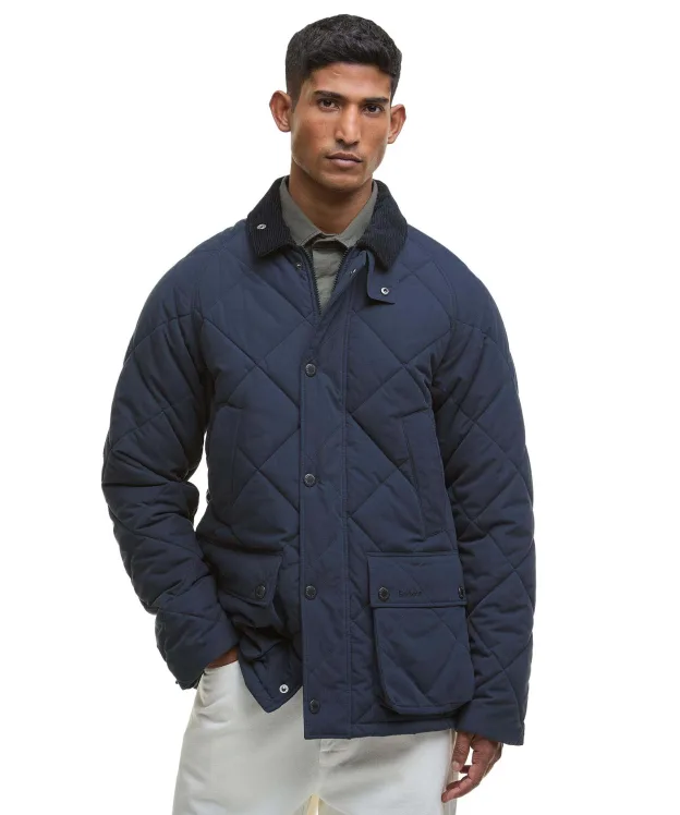 Men's Barbour Modern Bedale Quilted Jacket - Navy