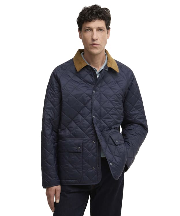 Men's Barbour City Bedale Quilted Jacket - Navy