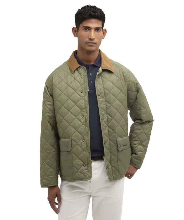 Men's Barbour City Bedale Quilted Jacket - Dusty Olive