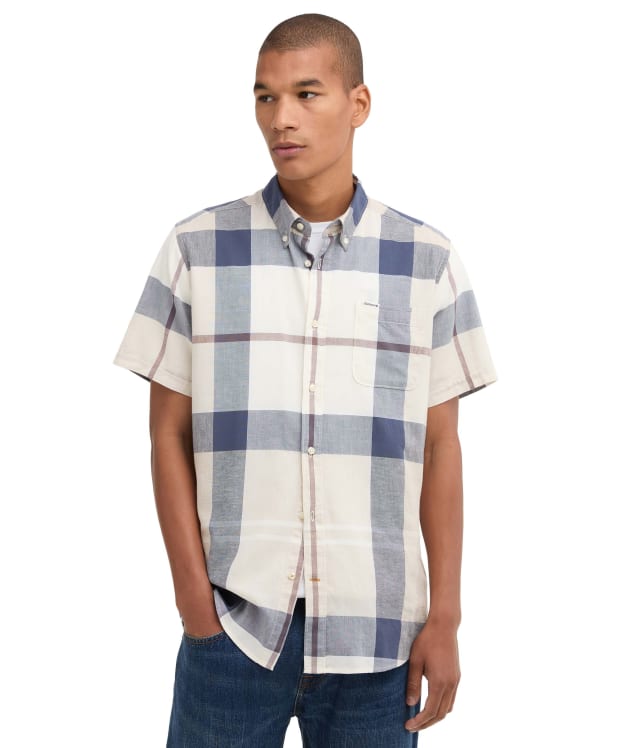 Men's Barbour Douglas S/S Tailored Shirt - Oban Mist Tartan