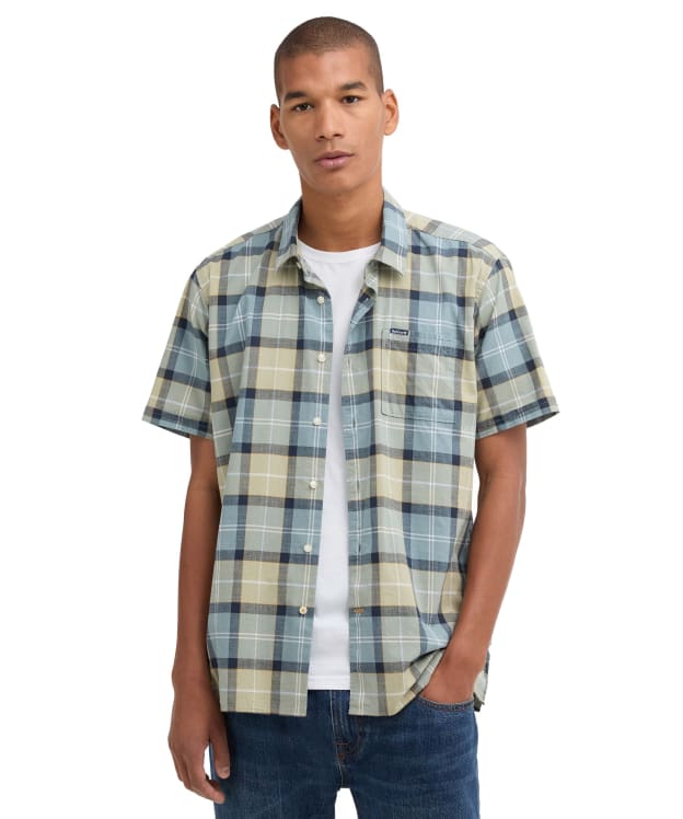 Men's Barbour Gordon Short Sleeved Regular Fit Shirt - Highland Loch Tartan