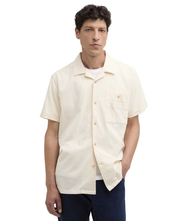Men's Barbour Riddell Crepe Relaxed Shirt - Neutral
