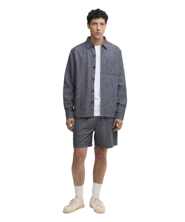 Men's Barbour Stillwater Linen Blend Short - Navy