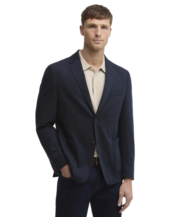 Men's Barbour Harthope Jersey Blazer - Navy