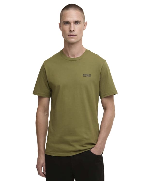 Men's Barbour International Small Logo Tee - Cable Olive