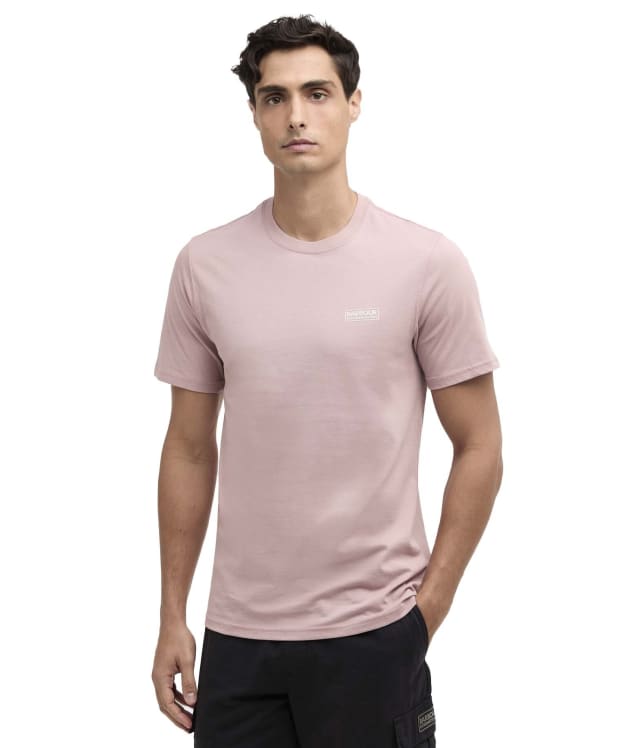 Men's Barbour International Small Logo Tee - Woodrose