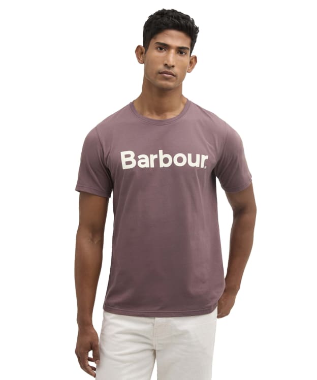 Men's Barbour Logo Tee - Peppercorn