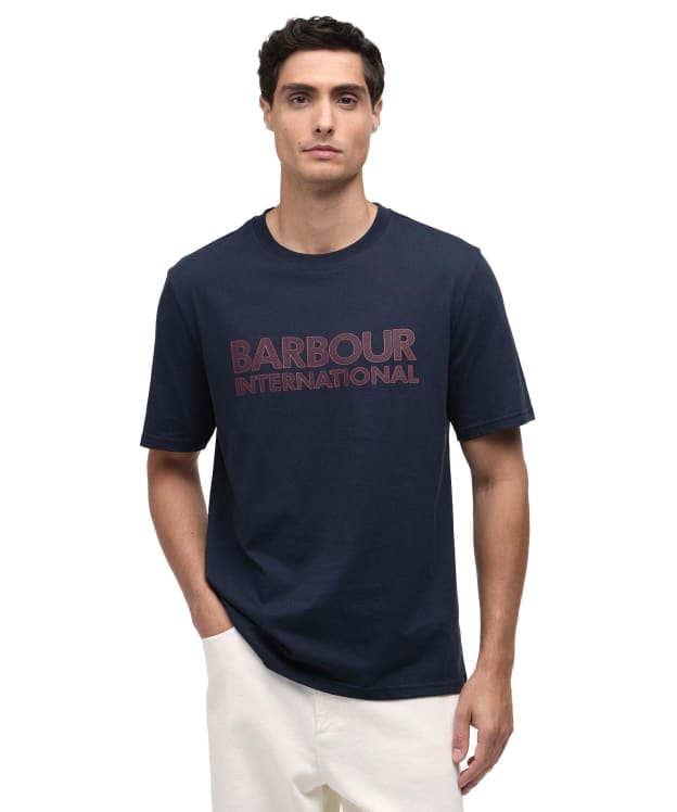 Men's Barbour International Essential Graphic T-Shirt - Navy