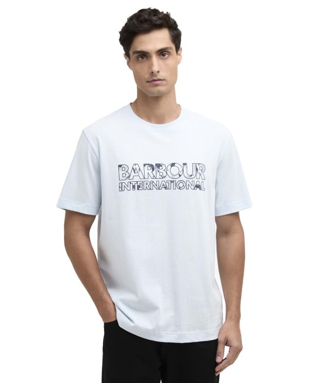 Men's Barbour International Unite Printed T-Shirt - Skywriting