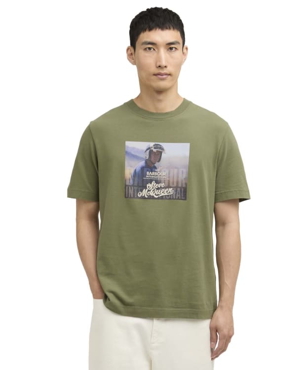 Men's Barbour International Walde Photographic T-Shirt - Olvine