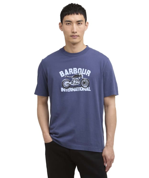 Men's Barbour International Shifter Graphic Print T-Shirt - Oceana