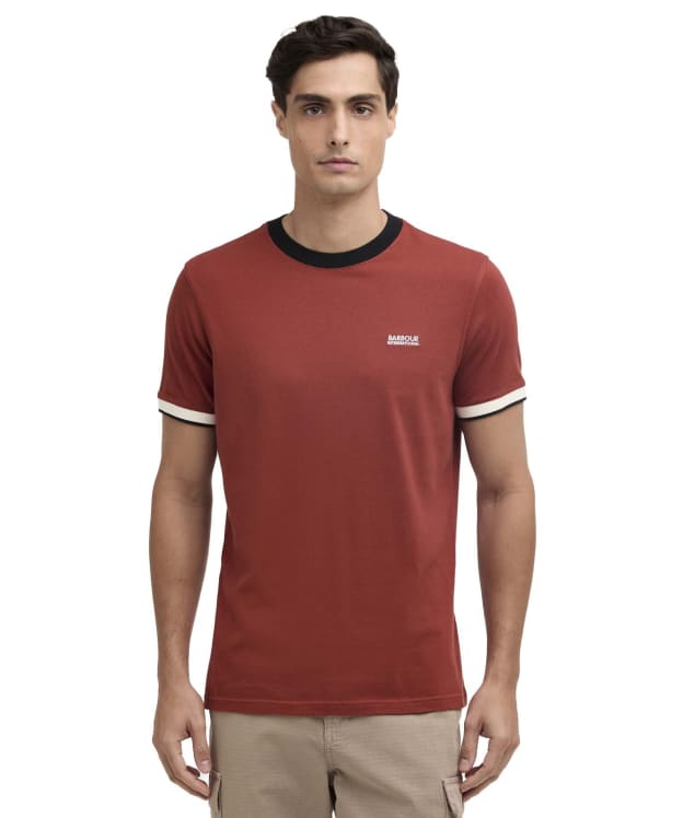 Men's Barbour International Howall T-Shirt - Burnt Henna
