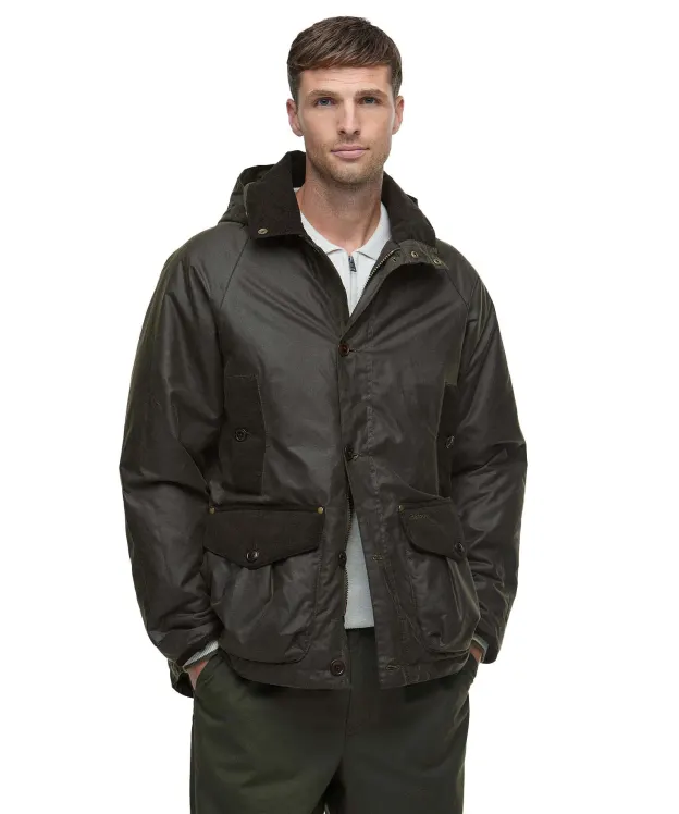 Men's Barbour Modern Heritage Beaufort Waxed Jacket - Archive Olive