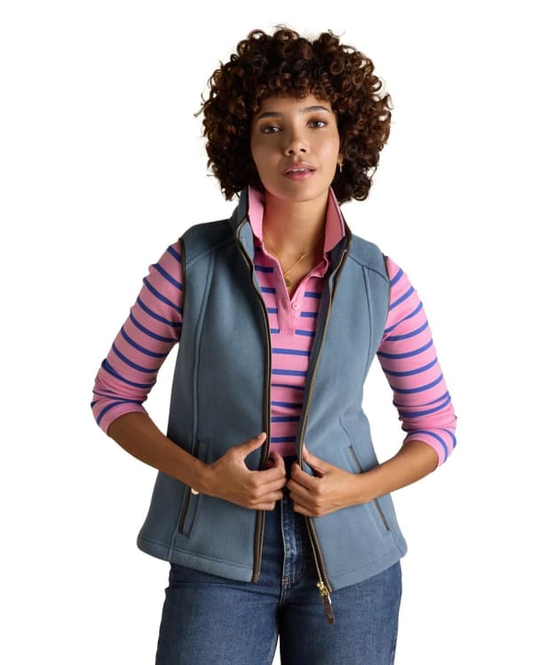 Women's Joules Heritage Fleece Gilet - Blue