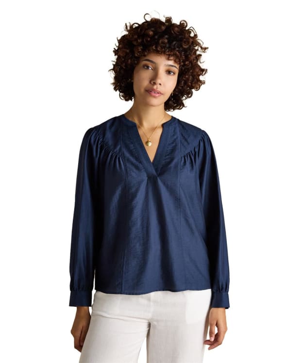 Women's Joules Rose Top - Navy