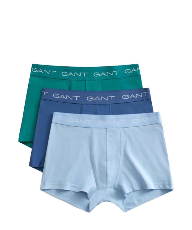 Men's GANT Trunks - 3 Pack - Sky Blue