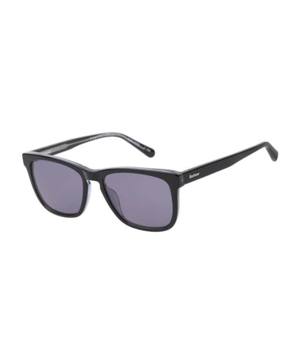Barbour BAS3102 Wayfarer Sunglasses - Black / Navy Crystal