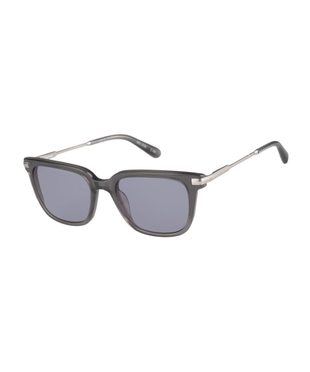 Barbour BAS3108 Square Eye Sunglasses - Grey Crystal / Silver