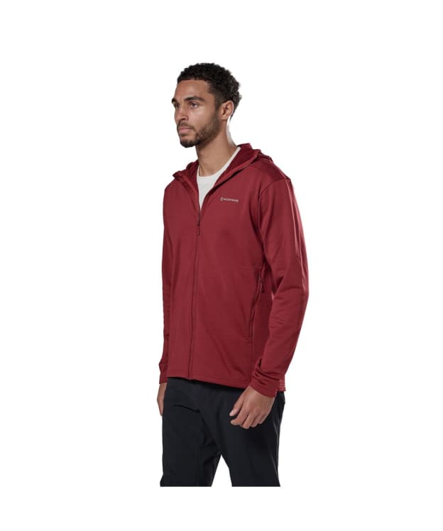 Men's Montane Protium Hooded Fleece Jacket - Dark Maple