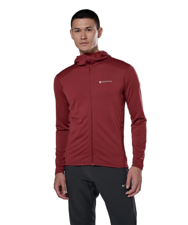 Men's Montane Protium Lite Hooded Fleece Jacket - Dark Maple