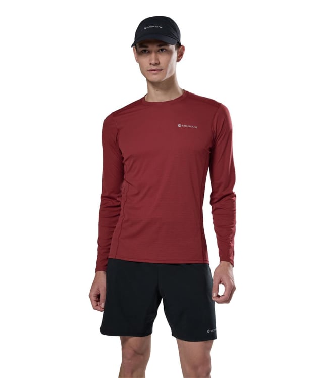 Men's Montane Dart Nano Long Sleeve T-Shirt - Dark Maple