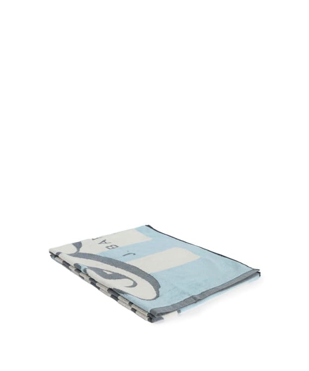 Barbour Archive Beach Towel - Surf Blue Logo