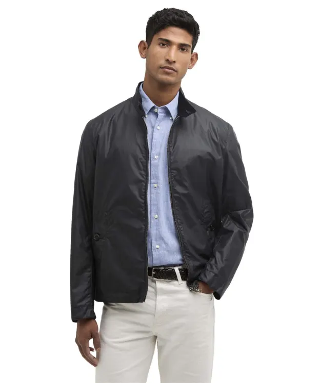 Men's Barbour Tyneside Waxed Jacket - Royal Navy