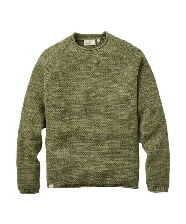 Men's Passenger Clothing Shore Organic Cotton Knit Jumper - Khaki