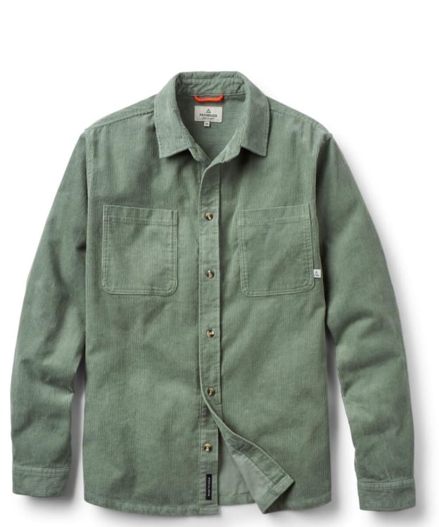 Men's Passenger Clothing Backcountry Cord Shirt - Tea Green