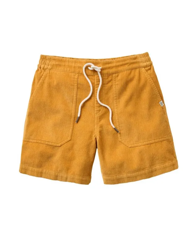 Women's Passenger Clothing Avian Organic Cord Shorts 2.0 - Spruce Yellow