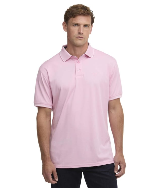 Men's Barbour Heydon Performance Polo Shirt - Pink