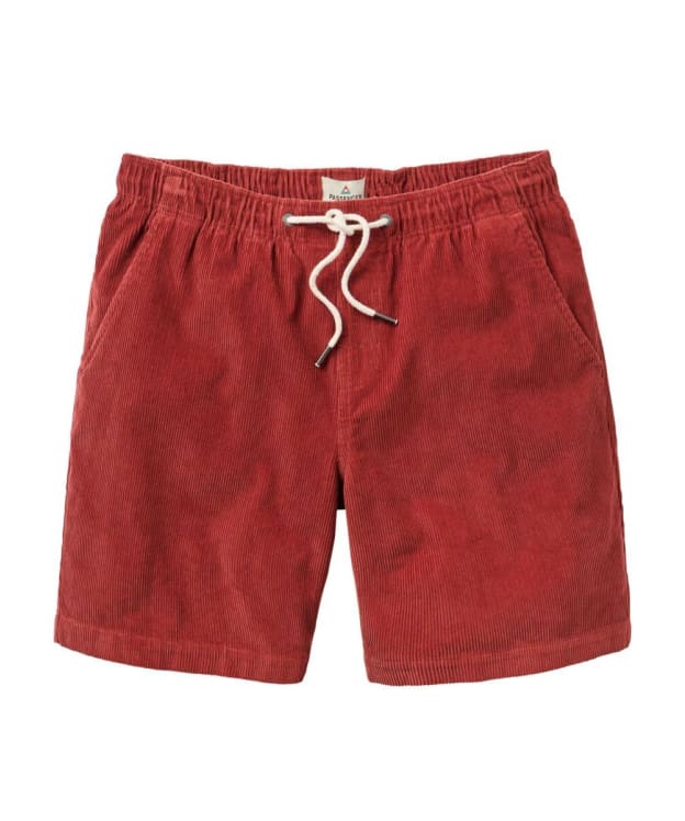 Men's Passenger Clothing Drifter Cord Shorts - Redwood