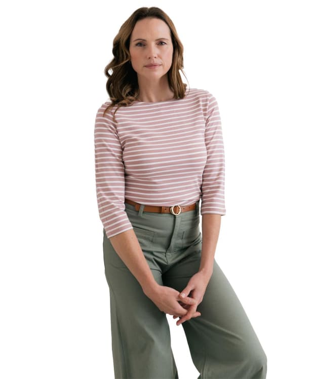 Women's Lily & Me Monica 3/4 Sleeve Top - Antique Pink