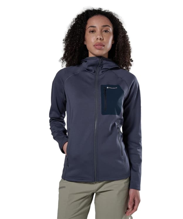 Women's Montane Protium CP Fleece Hoodie - Dark Sky