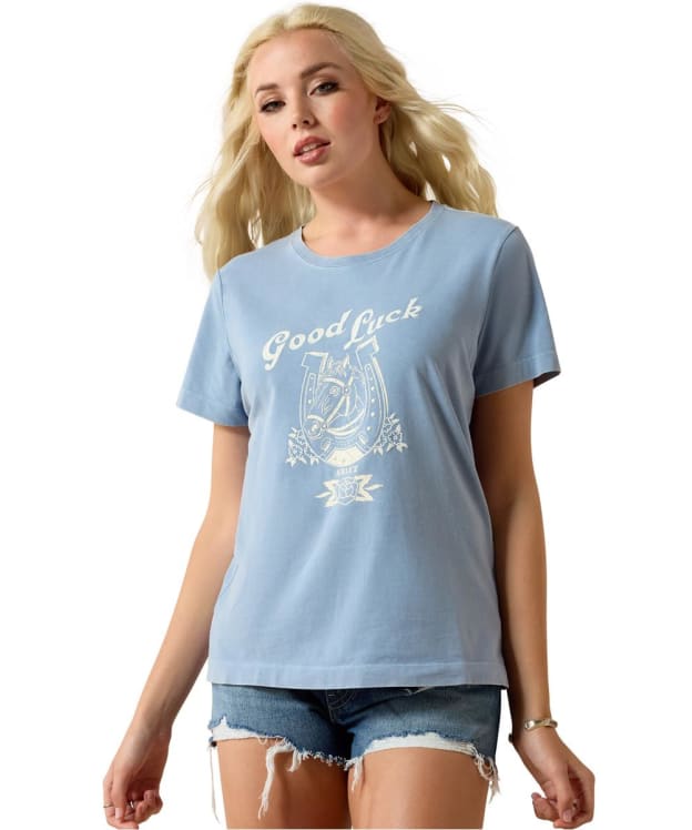 Women's Ariat Lucky Dreams T-Shirt - Ashleigh Blue