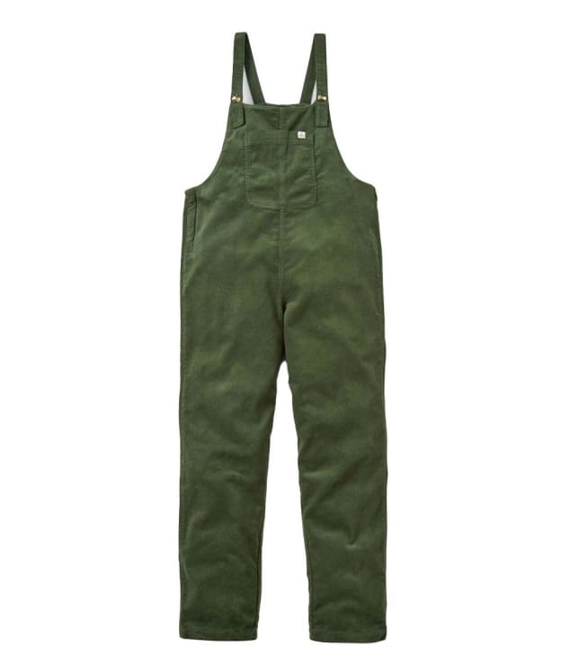 Women's Passenger Meadows Organic Cotton Corduroy Dungarees - Fir Tree