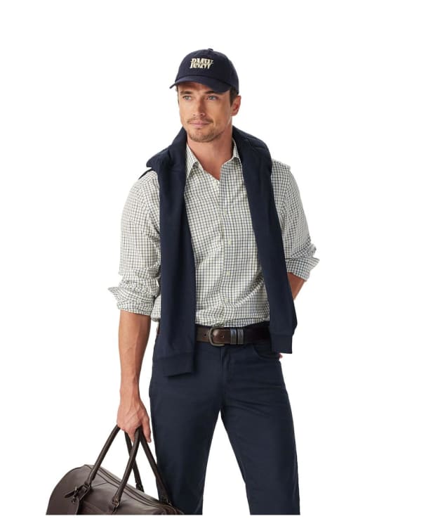 Men's R.M. Williams Newland Poplin Check Shirt - Moss