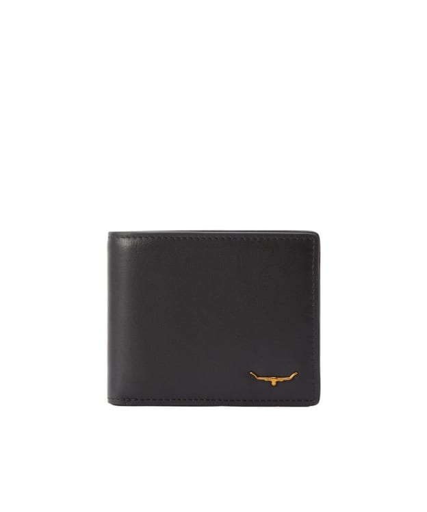 Men's R.M. Williams Bifold Leather Wallet with Coin Pocket - Black